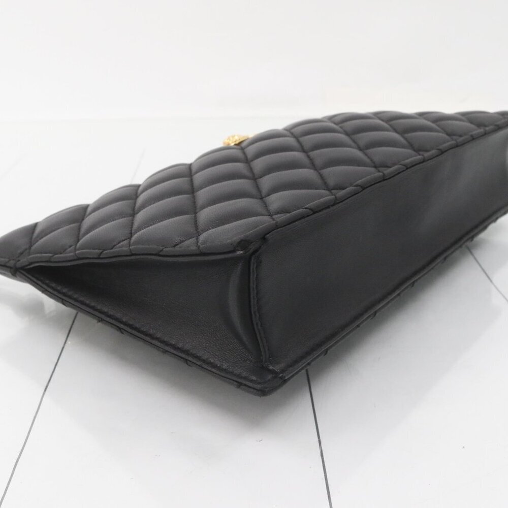 Authentic Versace Quilted Lambskin Leather Pouch and Crossbody - Picture 6 of 17